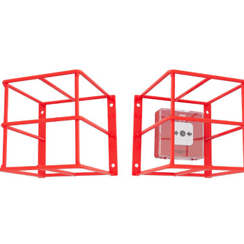 Защитный кожух для ИПР c открывающейся крышкой красный (ЗСК 109)